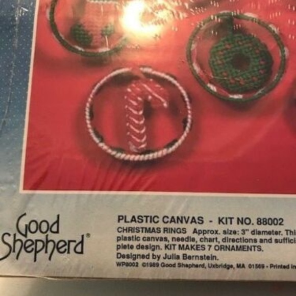 Good Shepherd Christmas Ornaments Plastic Canvas - Picture 5 of 5